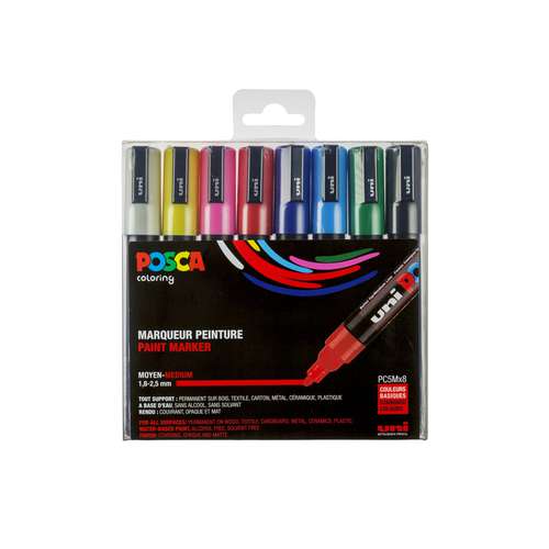 UNI POSCA Marker-Set PC-5M