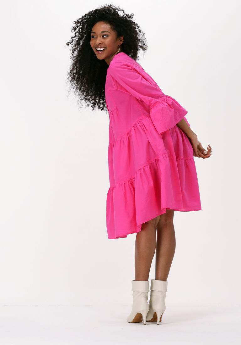 DEVOTION fuchsia devotion mini jurk dilos