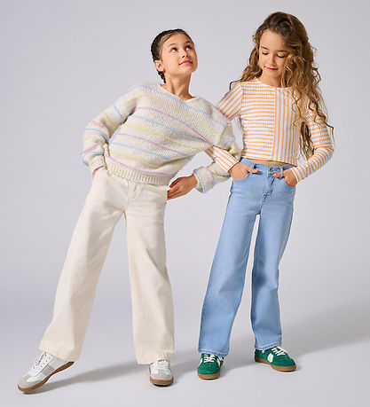 Kids Only Bluse - Strick - KogNordic - Birch/OFFEN Air - AFRICAN