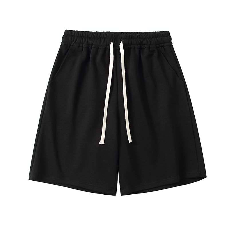 emeisa - Effen short met middelhoge taille