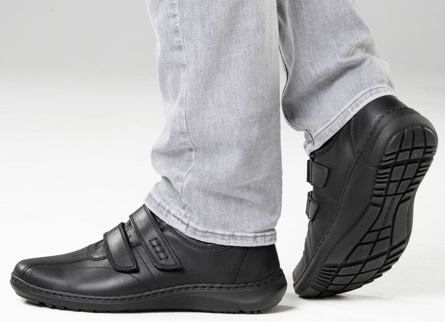 Waldläufer Klettschuh mit handangenähter Sohle