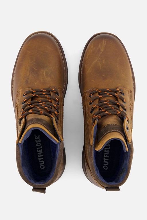 Outfielder Veterboots cognac Leer