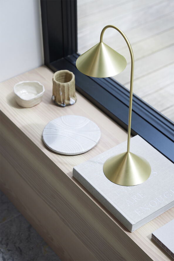 Frandsen Grasp Portable Table Lamp H47 Solid brass