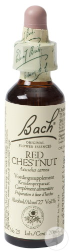 Fleurs De Bach Remedie 25 Red Chestnut/Marronnier Rouge 20ml