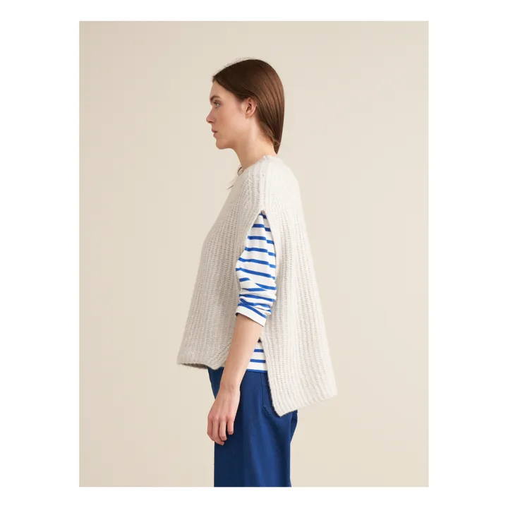 Bellerose Pull Areg Laine Mérinos Extra Fine - Collection Femme | Ecru