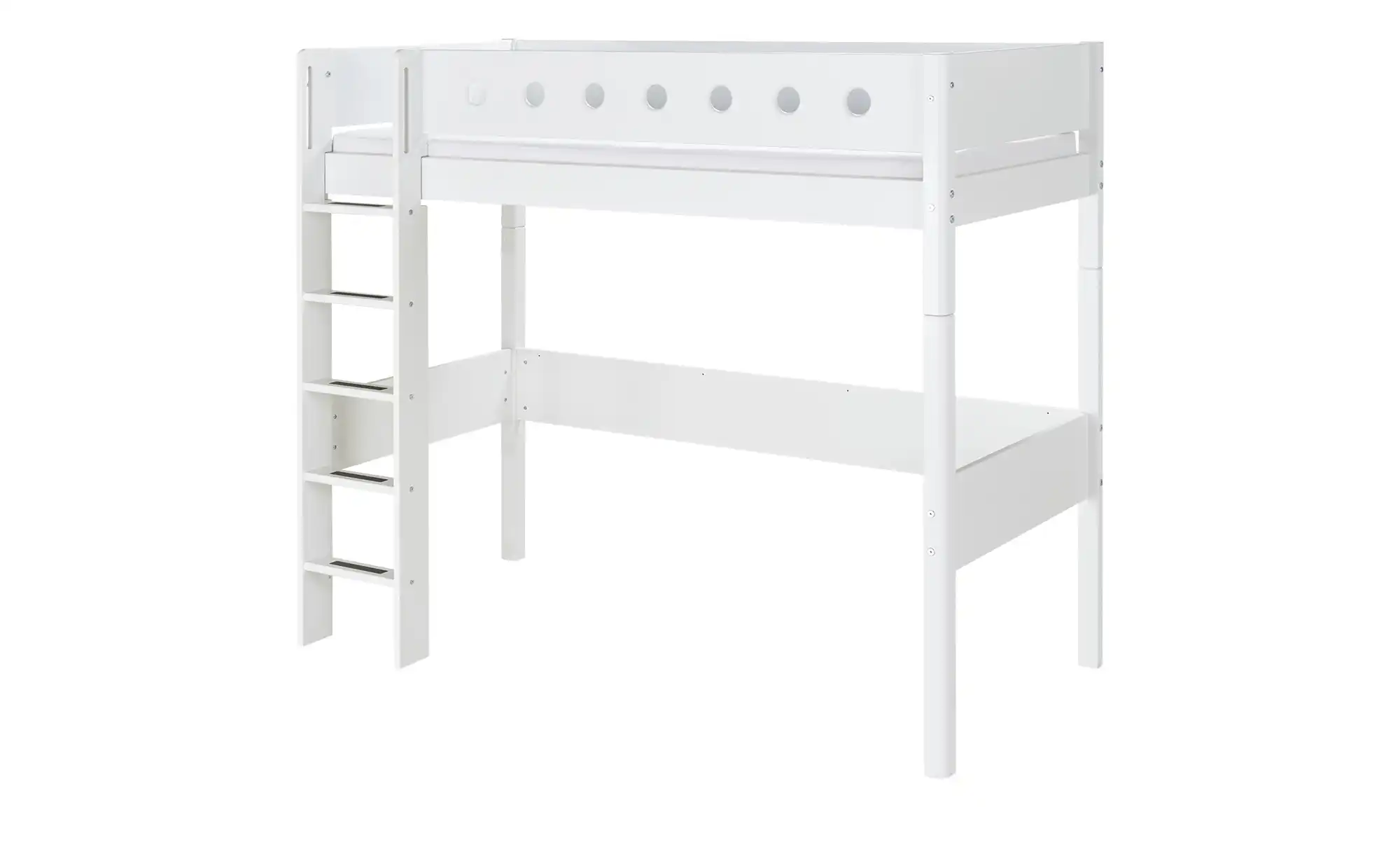 FLEXA Hochbett mit senkrechter Leiter Flexa White