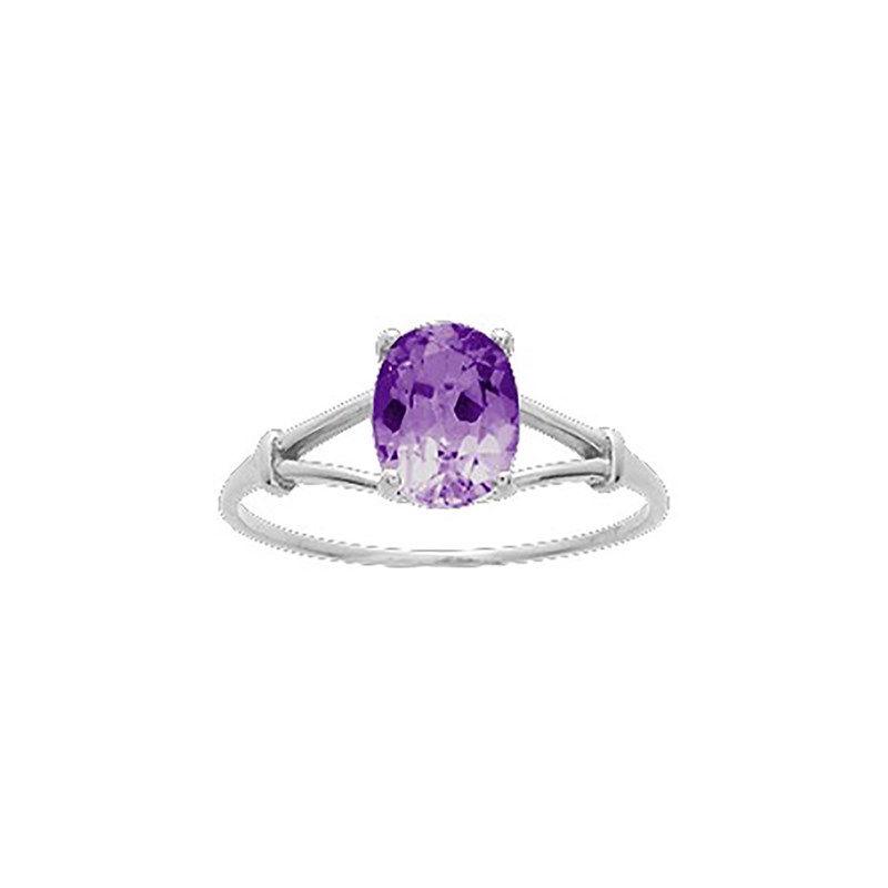 Bague Femme - améthyste - Or 18 Carats