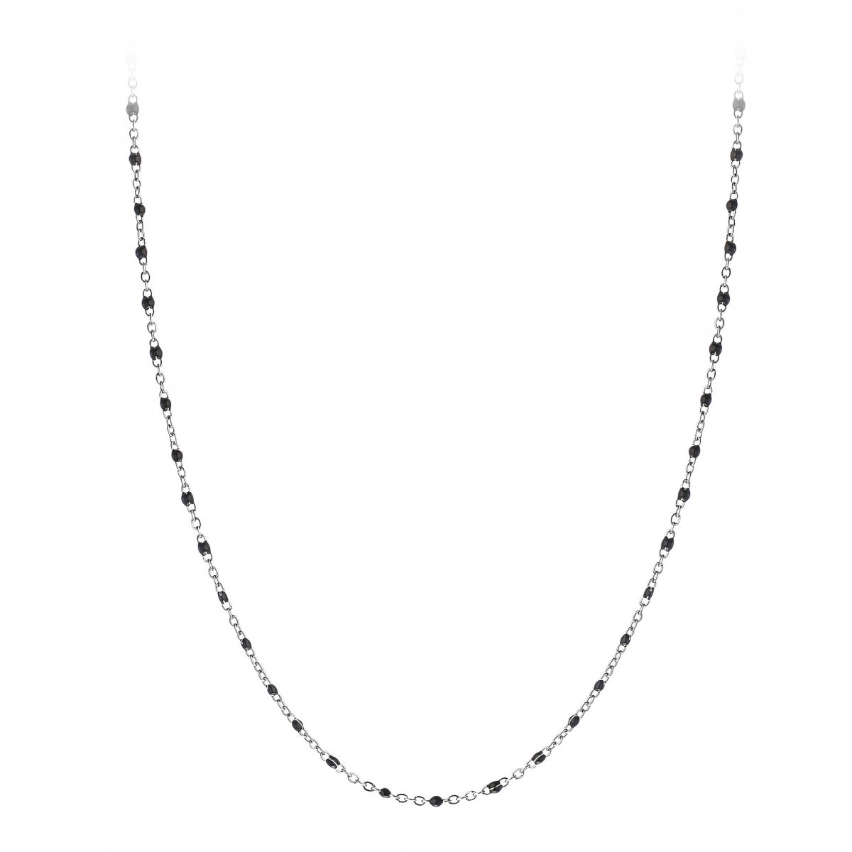 Collier perles noires par SC Bohème