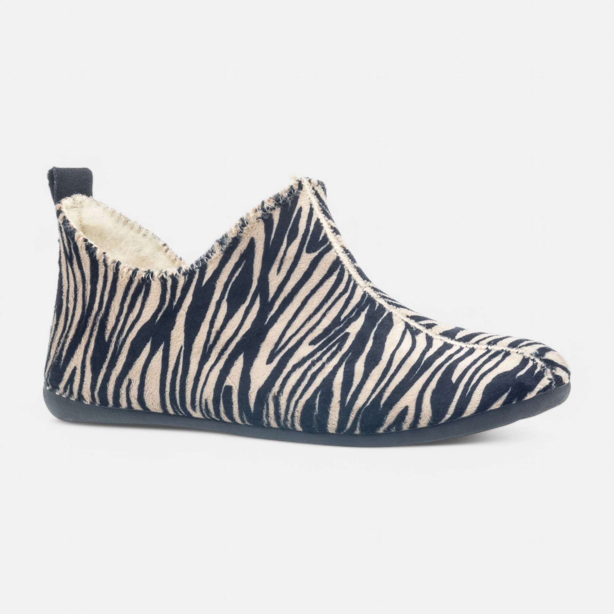 Pantoufles botillons Femme taupe