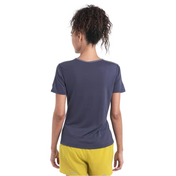 T-shirt randonnée ICEBREAKER W MERINO 125 ZONEKNIT ENERGY WIND SS TEE GRAPHITE/GRAPHITE HTHR/CB