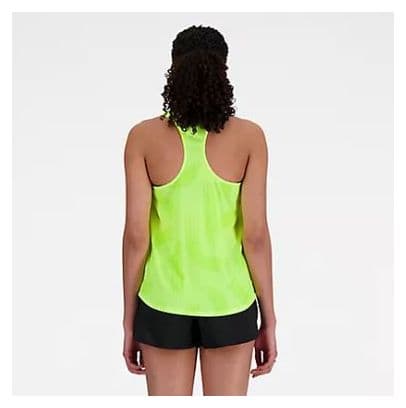 Débardeur New Balance Athletics London Edition Jaune Femme
