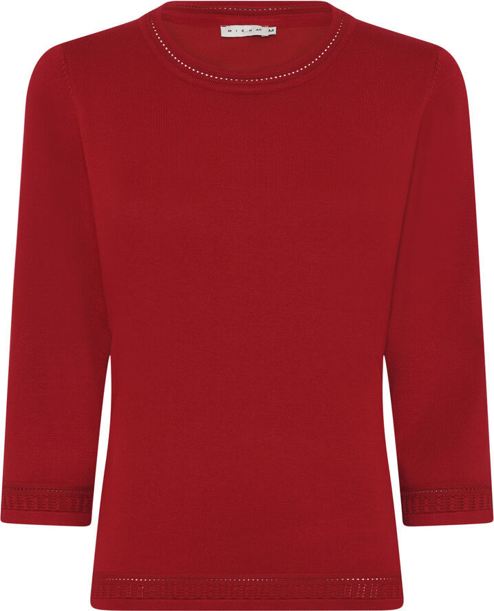 Micha BB Jumper_ BB Viscose Knit Red