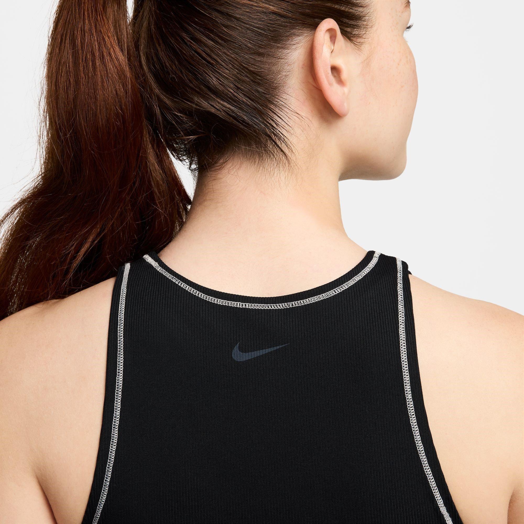 Nike One Fitted Womens Dri FIT Ribbed Tank Top