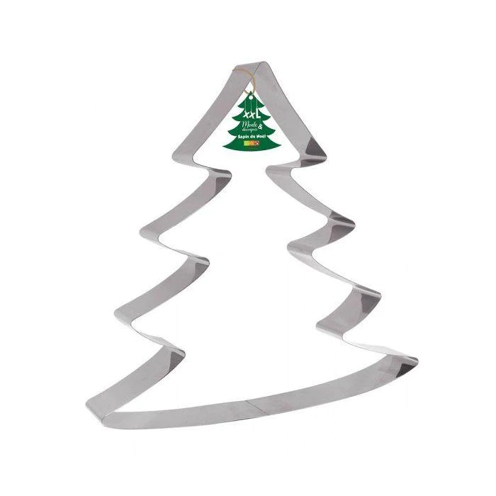 Découpoir à pâtisserie inox XXL - Sapin Scrapcooking