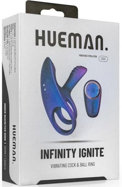 Hueman Vibrating Cock Ring Penisring med vibrator