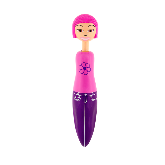 Stylo rétractable - Fashion Girl Pen