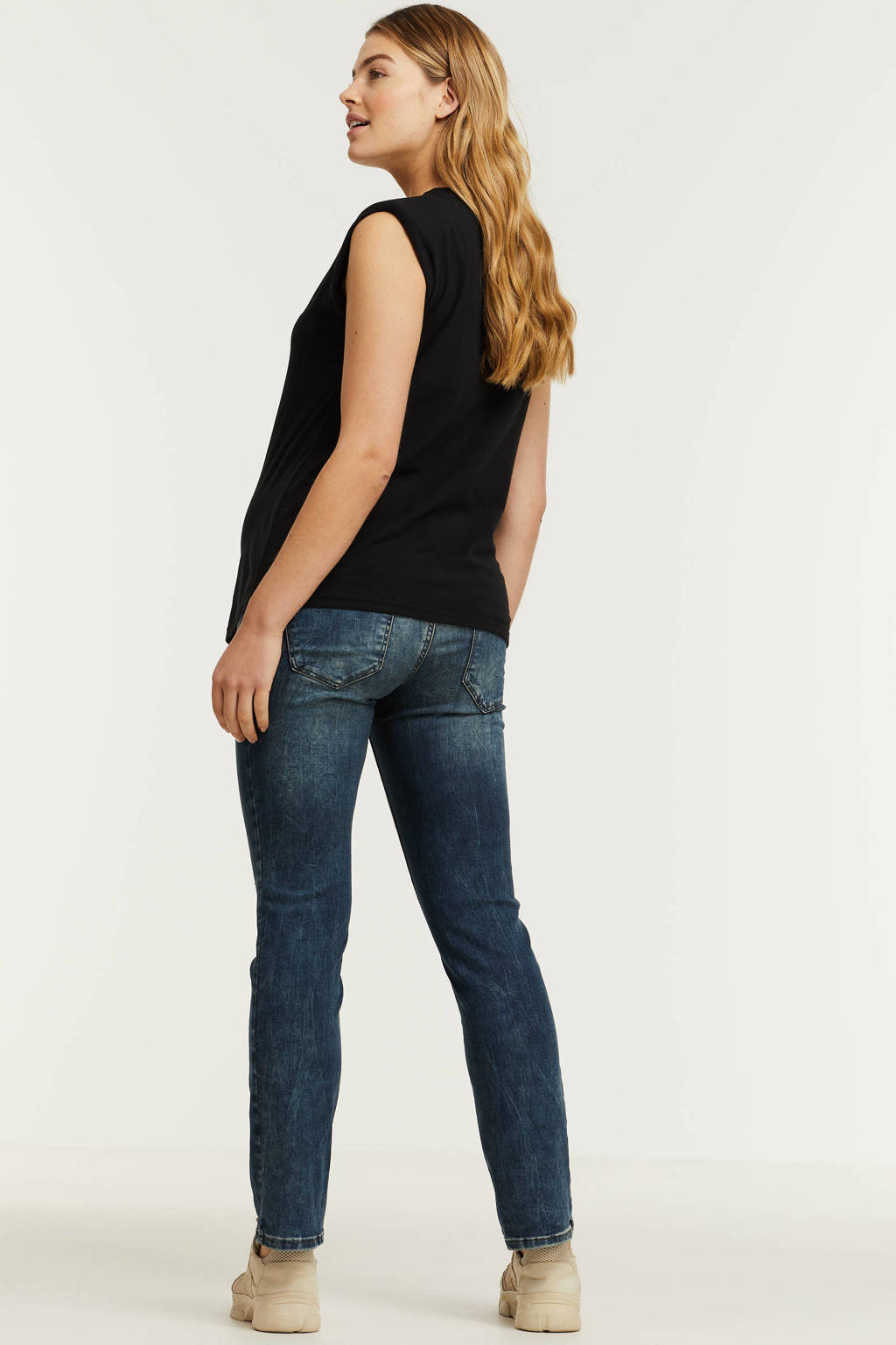 ESPRIT Maternity straight leg zwangerschapsjeans dark denim