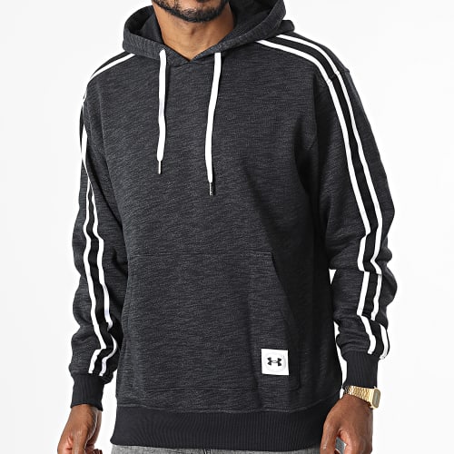 Sweat Capuche A Bandes 1373813 Gris Anthracite Chiné