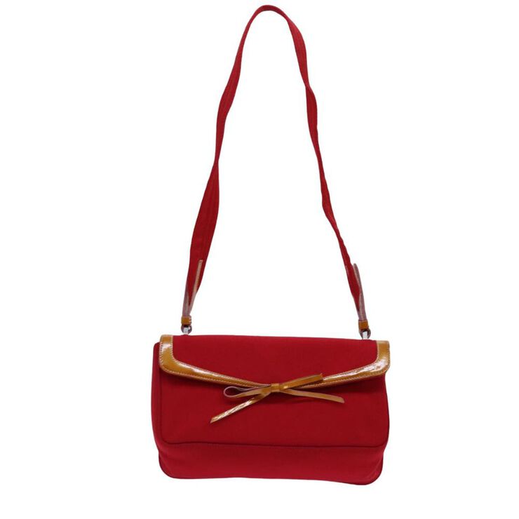Prada Vintage Prada Shoulder Bag Red