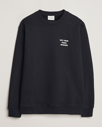Drôle de Monsieur Slogan Sweatshirt Light Blue