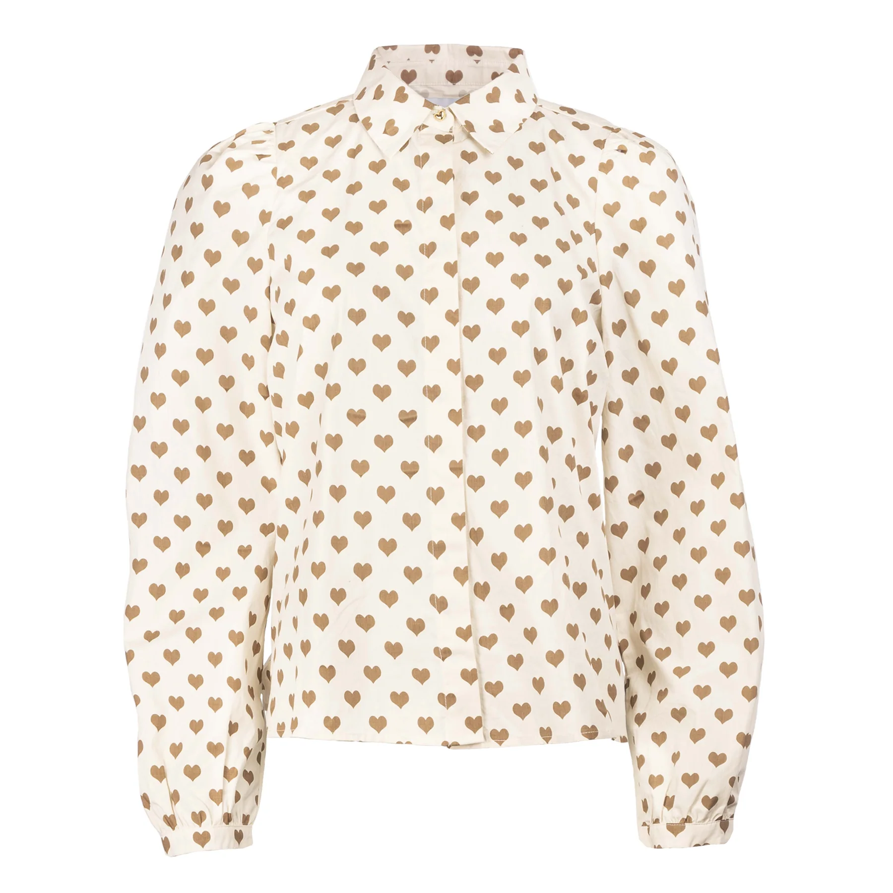 Liberte Flora-Ls-Blouse brown herat