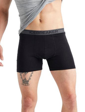 ANATOMICA Herren-Merino-Boxershorts  black  XL