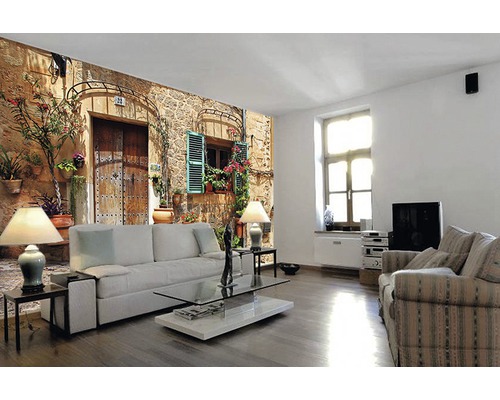 Vliesbehang 18032 Charmante Straat 7-delige set 350 x 260 cm
