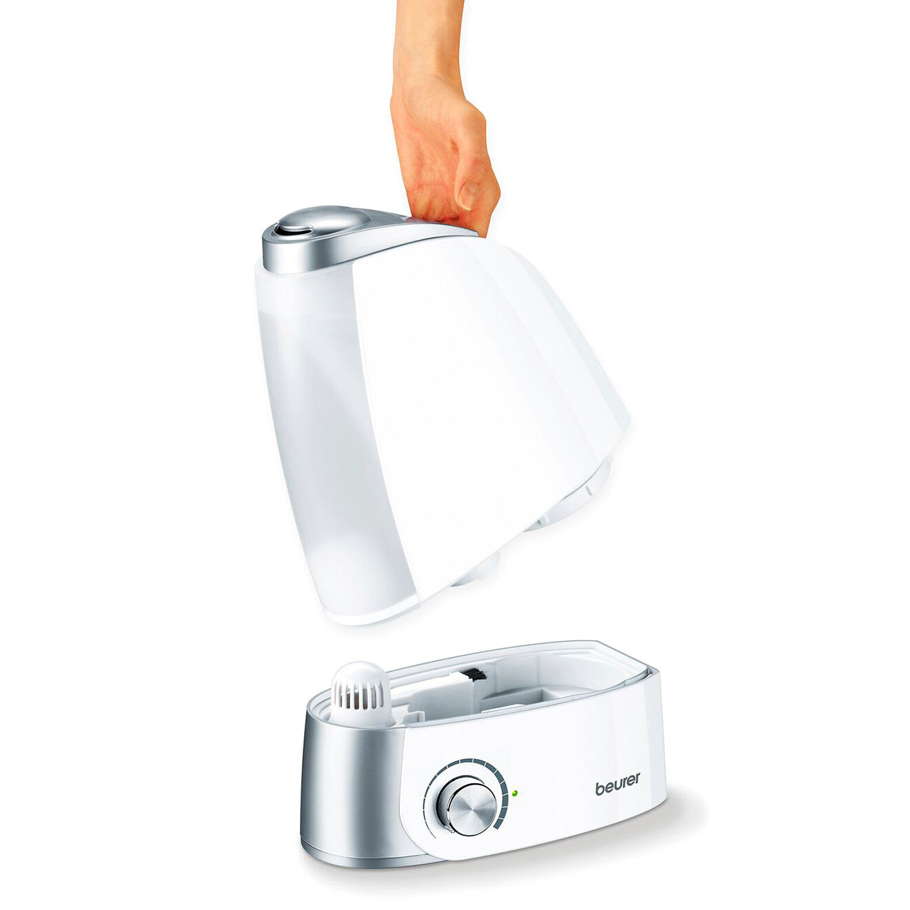 Beurer Living Humidificateur d'air + diffuseur d'ambiance blanc - 25 m²