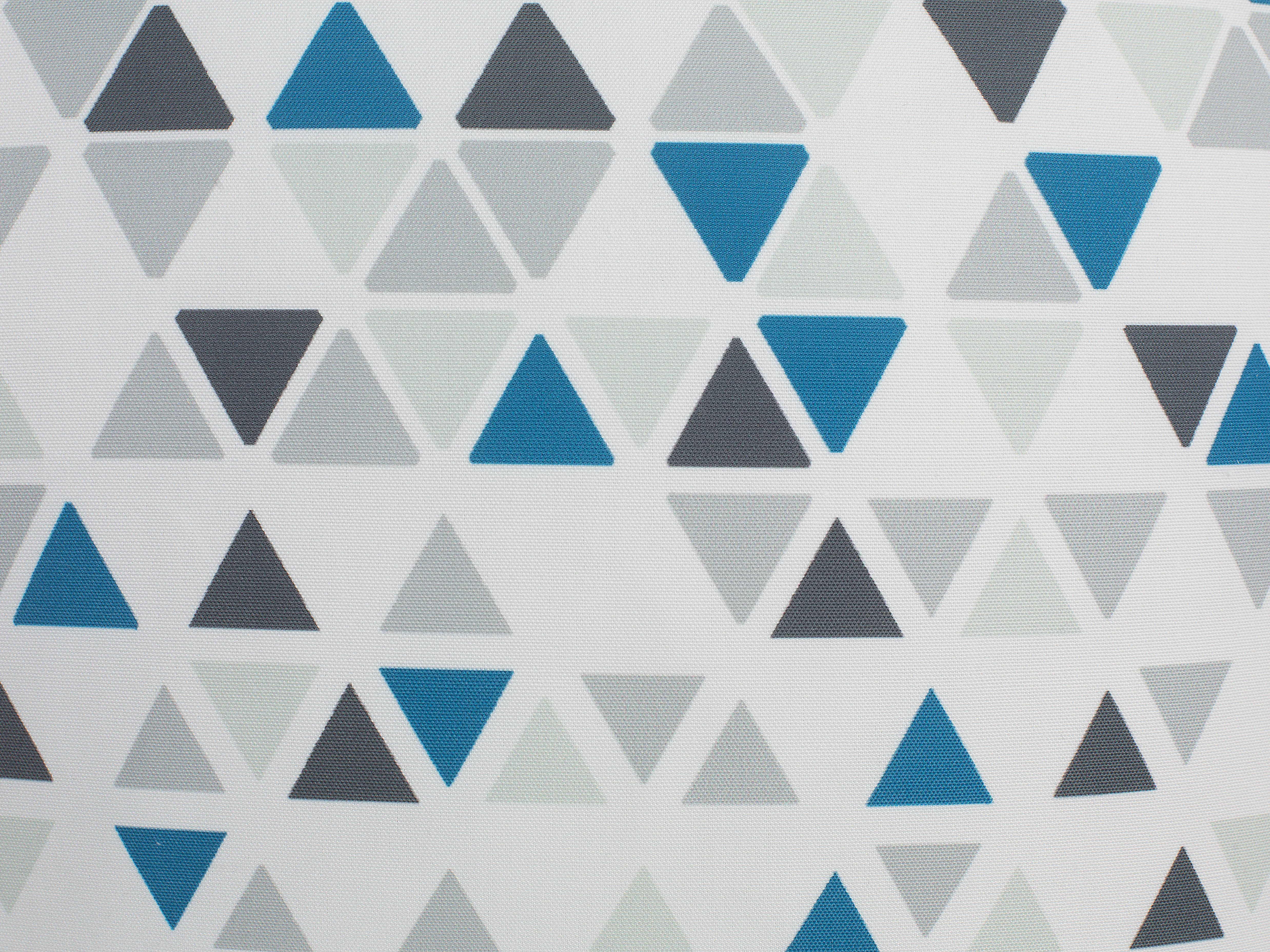 Set van 2 sierkussens CLEOME 45 x 45 cm Wit Grijs Blauw geometrisch patroon