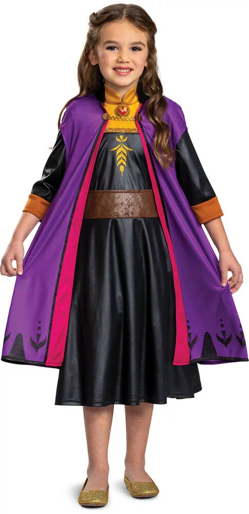 LA REINE DES NEIGES - DEGUISEMENT ANNA TRAVELING TAILLE 7-8 ANS