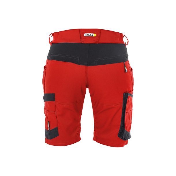 Dassy ® Axis dame shorts med stretch rød/sort