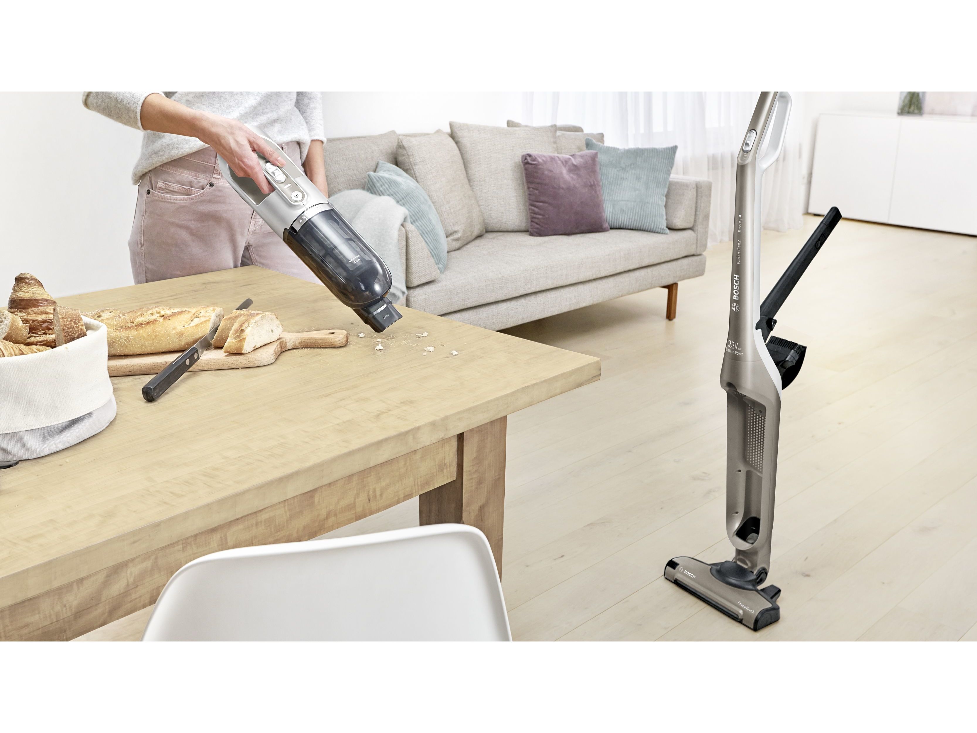 ASPIRADOR VERTICAL BOSCH BBH3ALL23 FLEXXO 23V