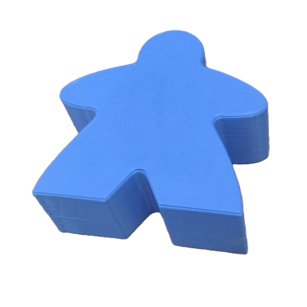 Boîte Meeple - Bleue