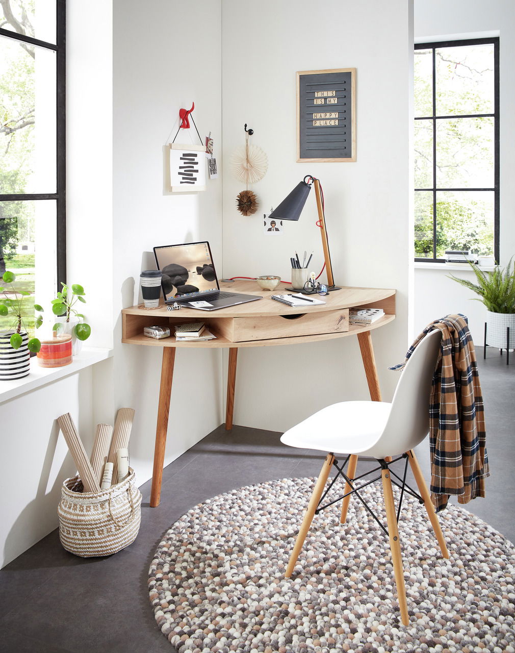 XORA Eckschreibtisch OFFICE4HOME