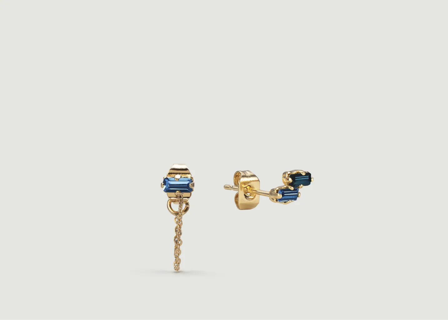 Boucles d'oreilles asymétriques Blaise April Please
