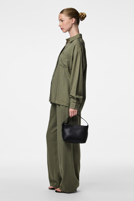 Pieces groene dames blouse