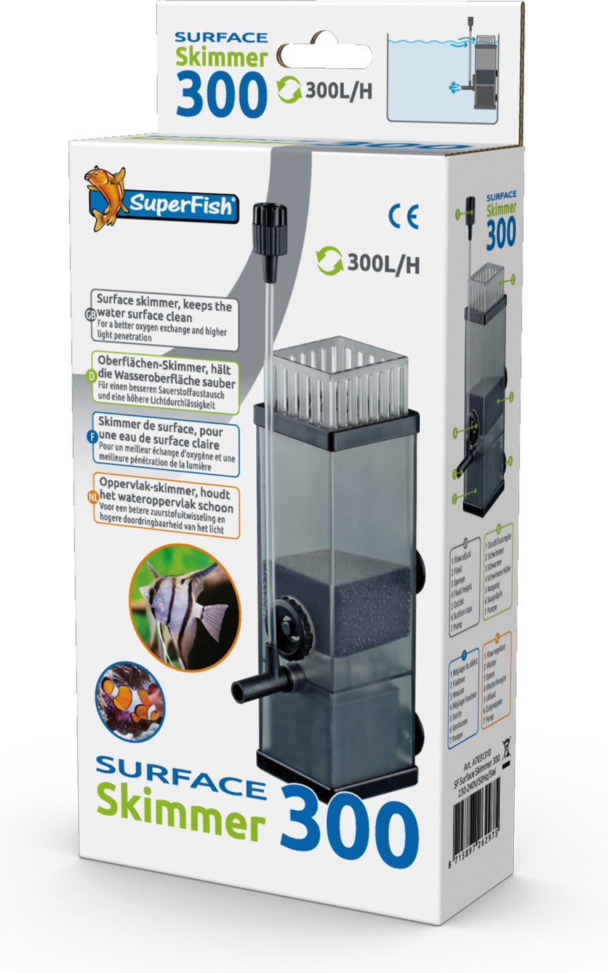 SuperFish oppervlakte skimmer 300 L/h
