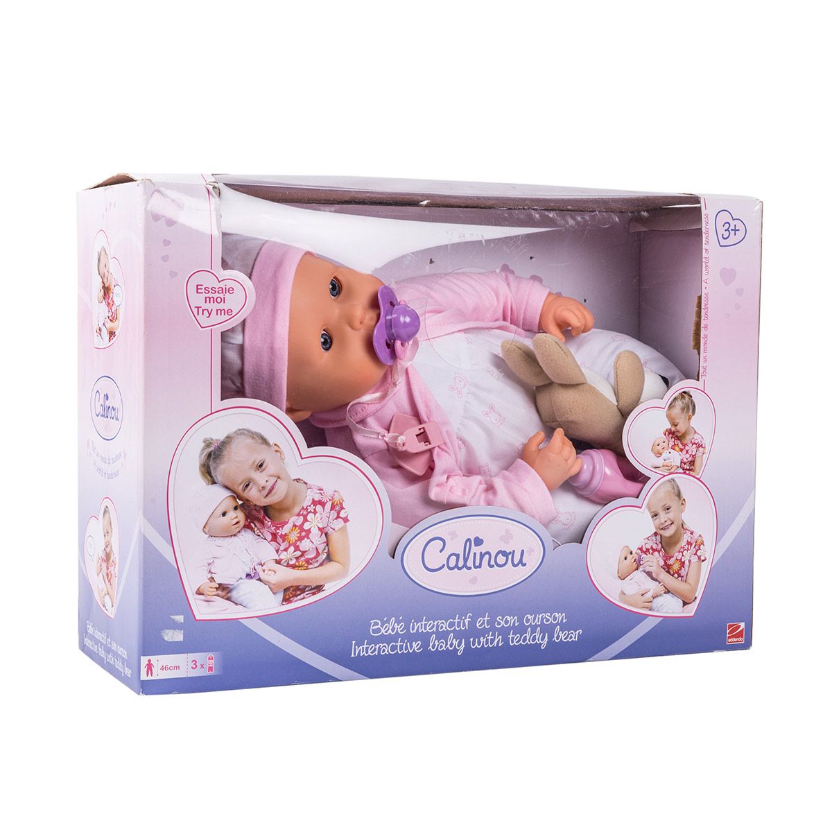 Bébé interactif et son ourson