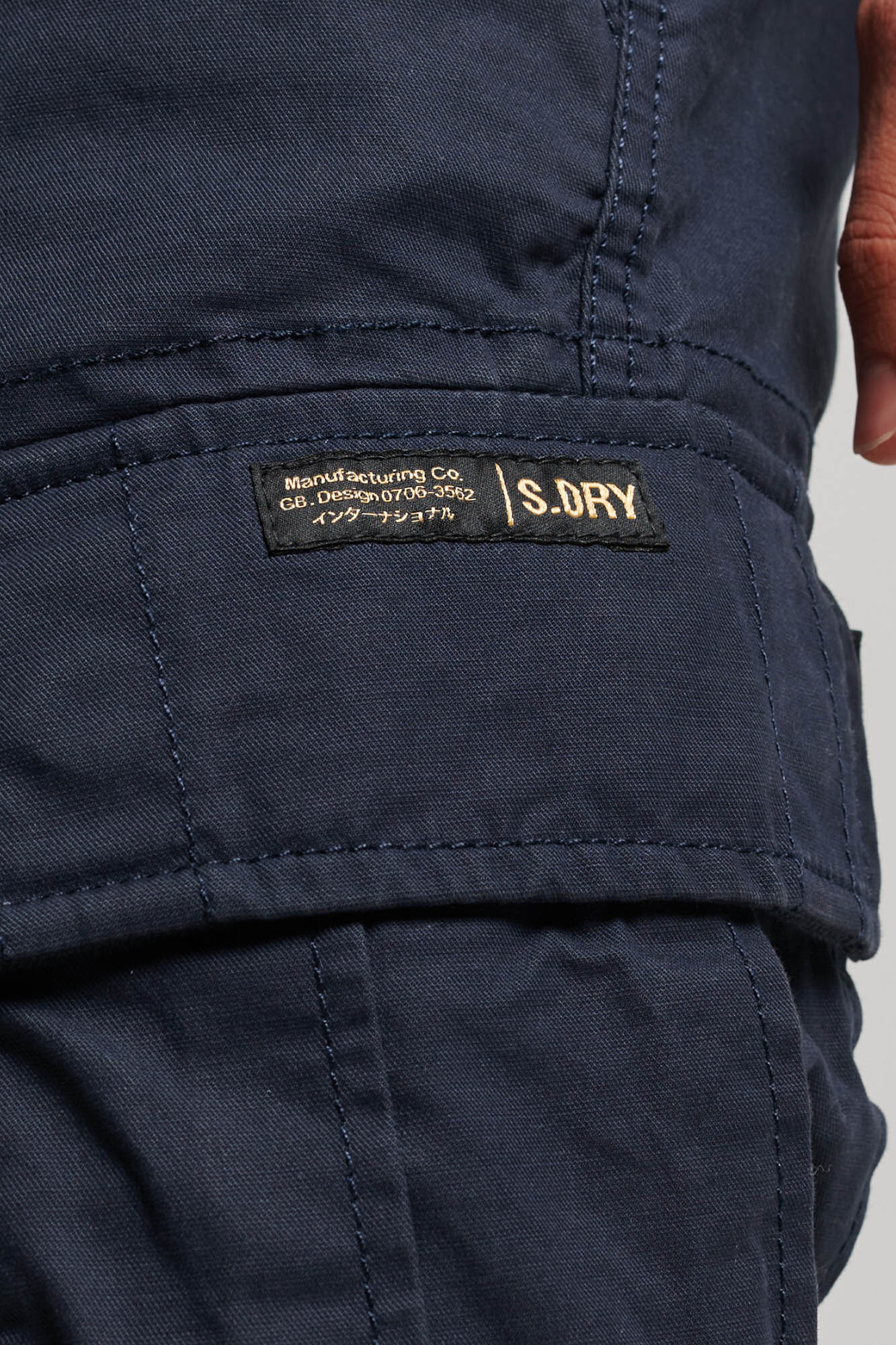 Calções cargo Superdry - azul marinho