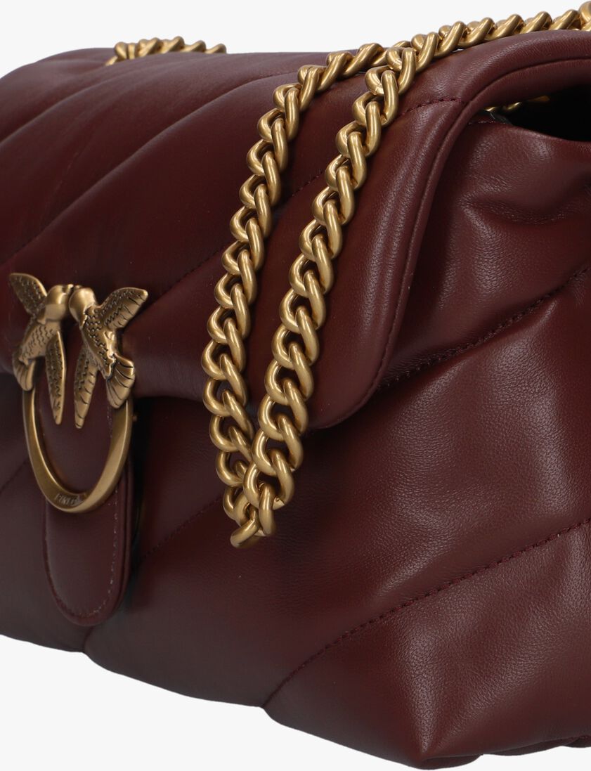 bordeaux pinko schoudertas love puff classic