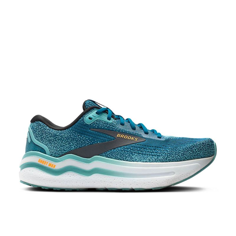 brooks ghost max 2 110431 431 moroccan blue aqua orange