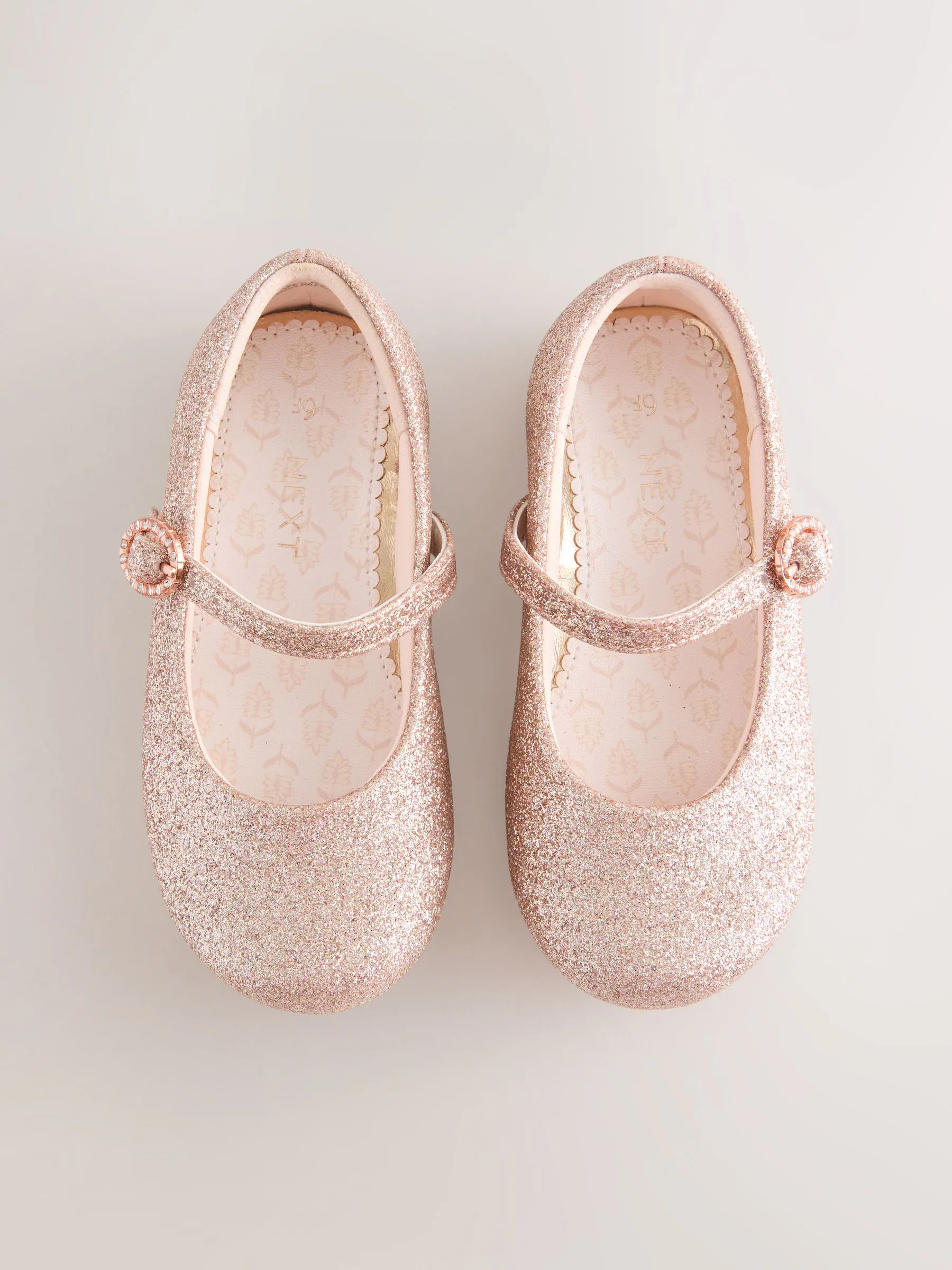 Roze glitter - Mary Jane gelegenheidsschoenen voor bloemenmeisjes