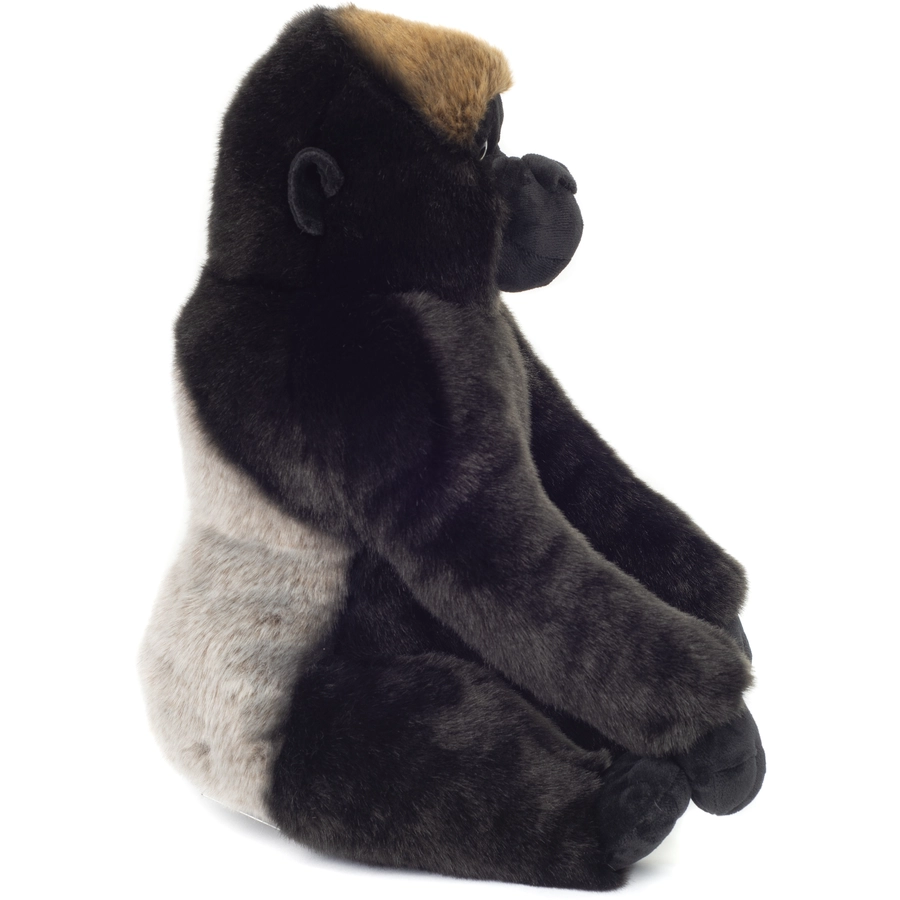 Teddy HERMANN® Berggorilla sitzend schwarz, 35 cm