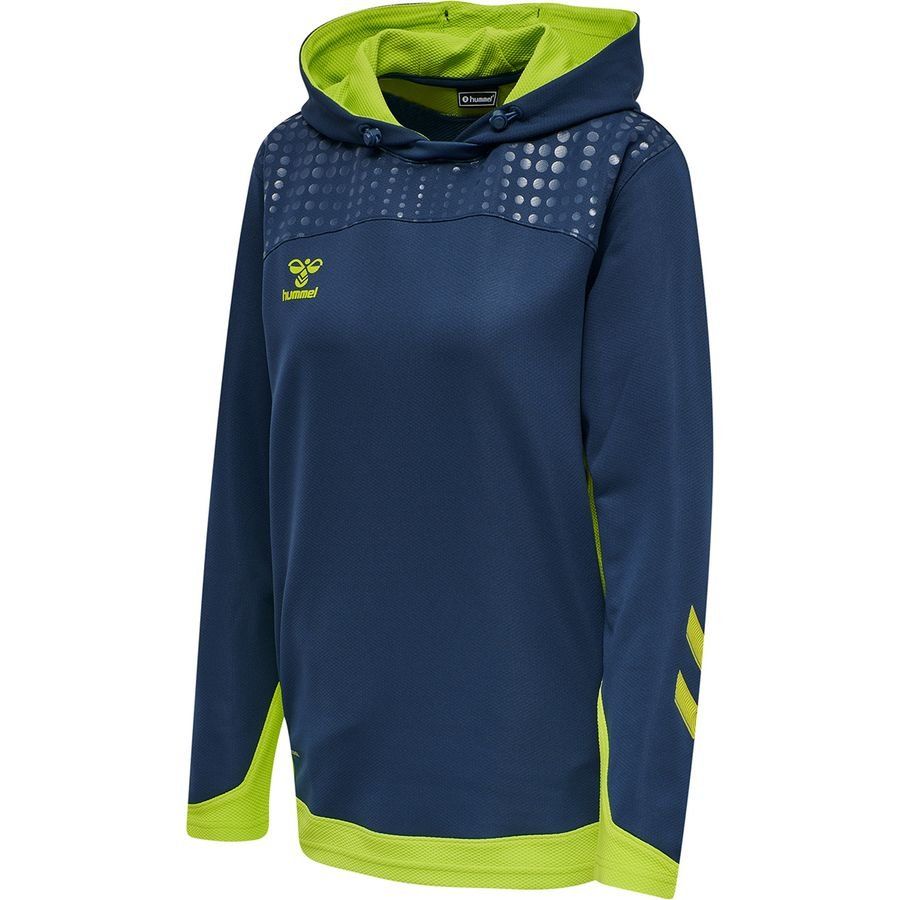 Hummel Lead Sweat à Capuche - Bleu Marine/Vert Femme