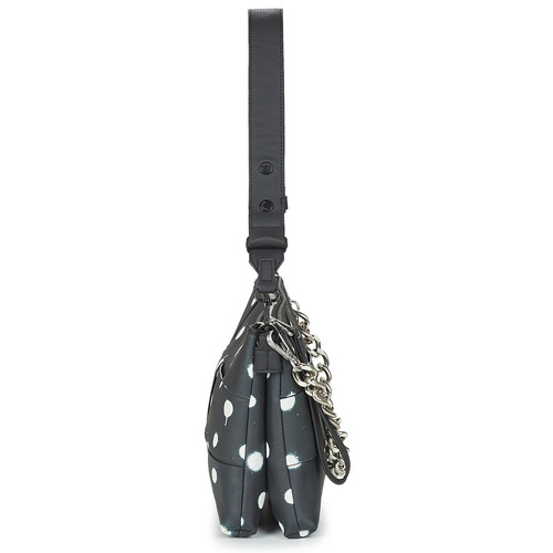 Desigual - NEW SPLATTER DORTMUND MAXI - Noir/Blanc