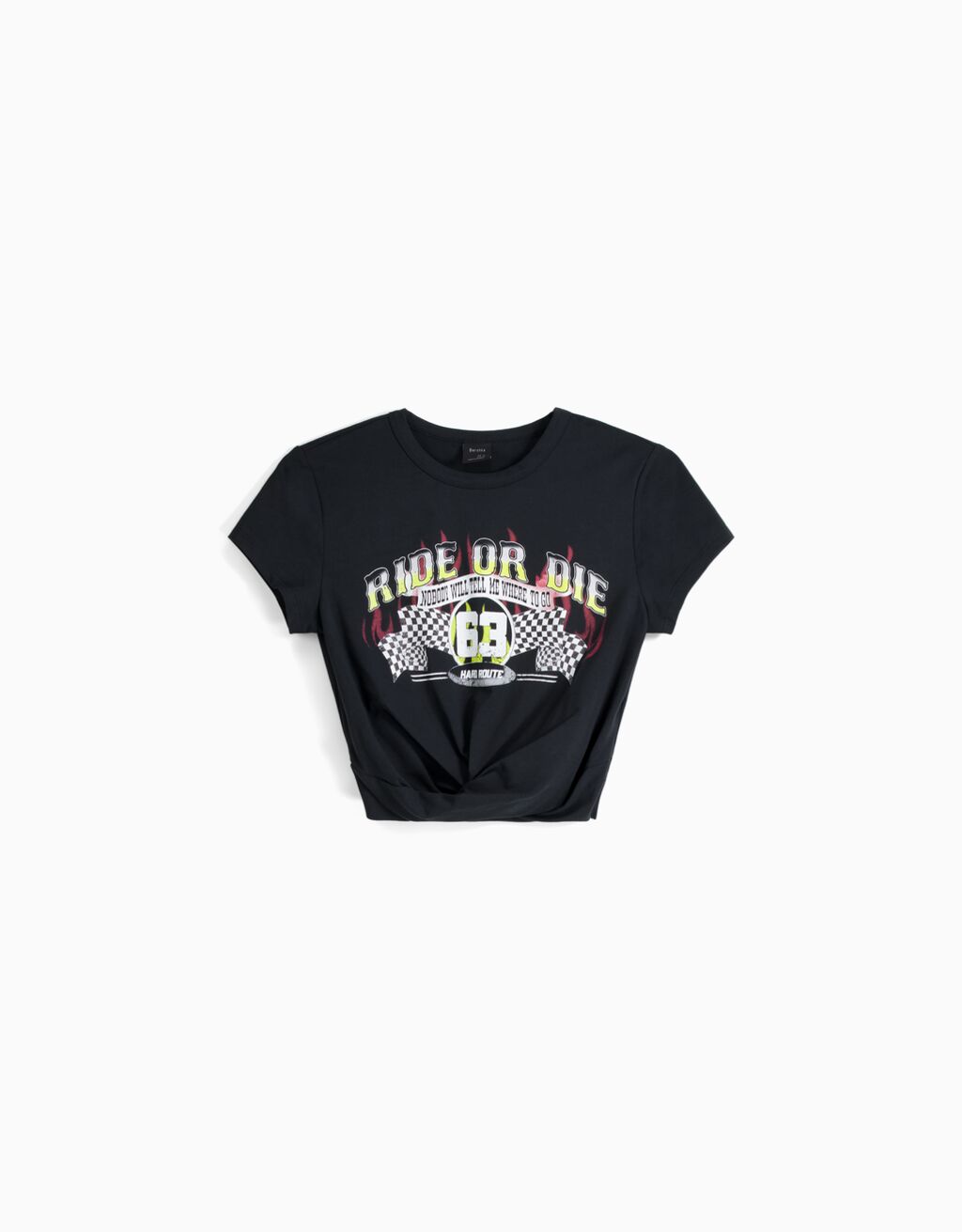 Camiseta de manga curta com estampa