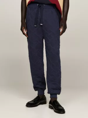 Calças de moletom TH Monogram Jacquard