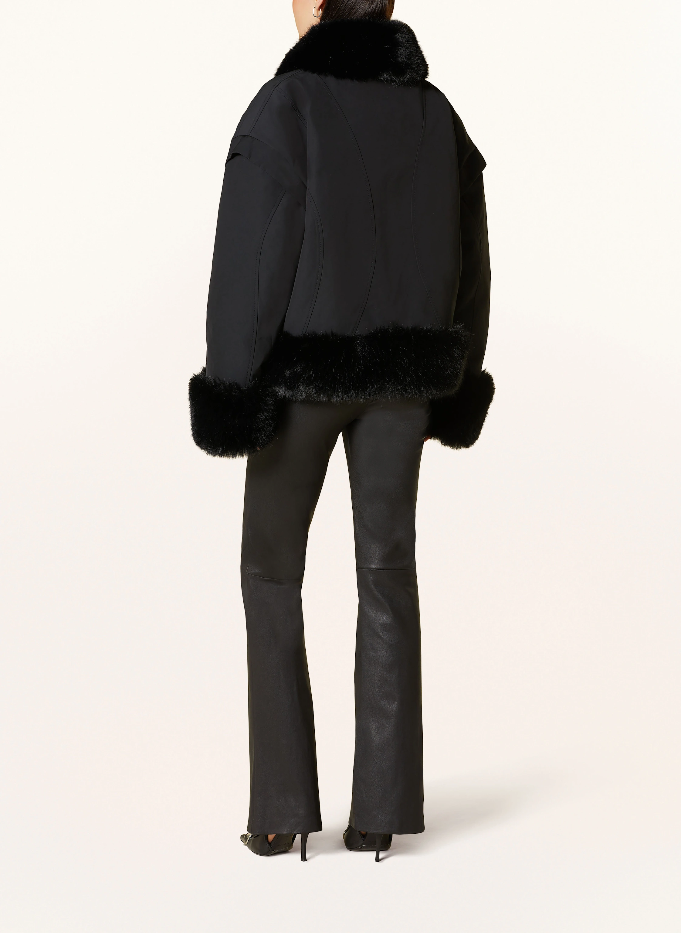 OW Collection Jacke KYOTO mit Kunstfell