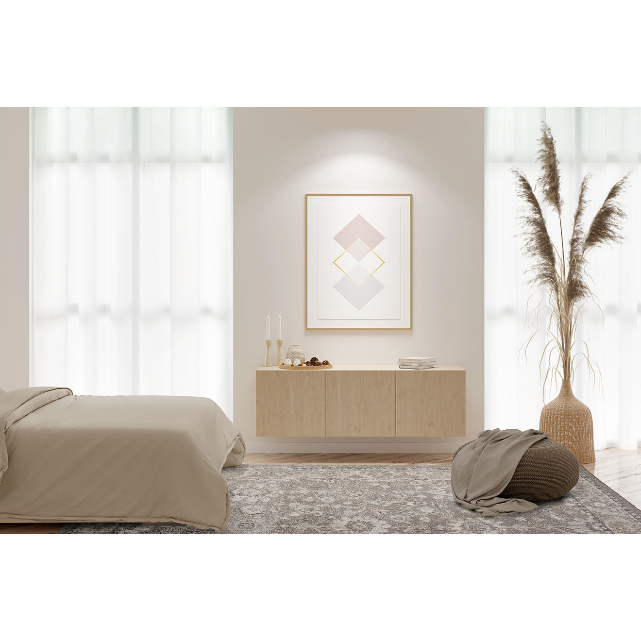 Nazar Rugs Tapis Anatolia 581 beige - 160x230 cm