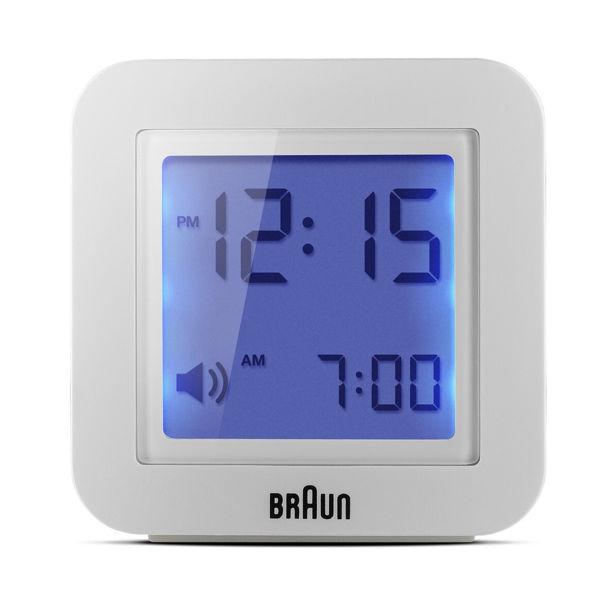 Braun liten vekkerklokke digital BNC018WH